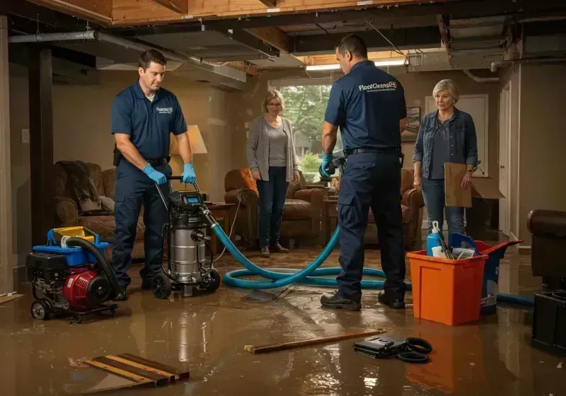 Basement Water Extraction and Removal Techniques process in North Attleborough Center, MA